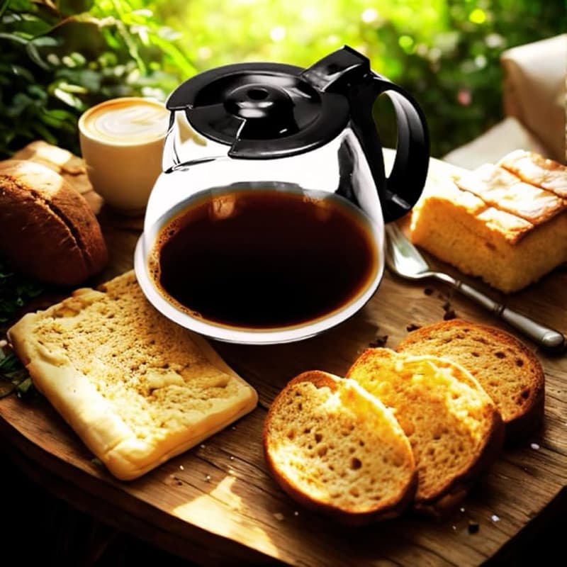 Jarra Para Cafeteira Mallory Aroma 16 Inox Preto Vidro Reforçado