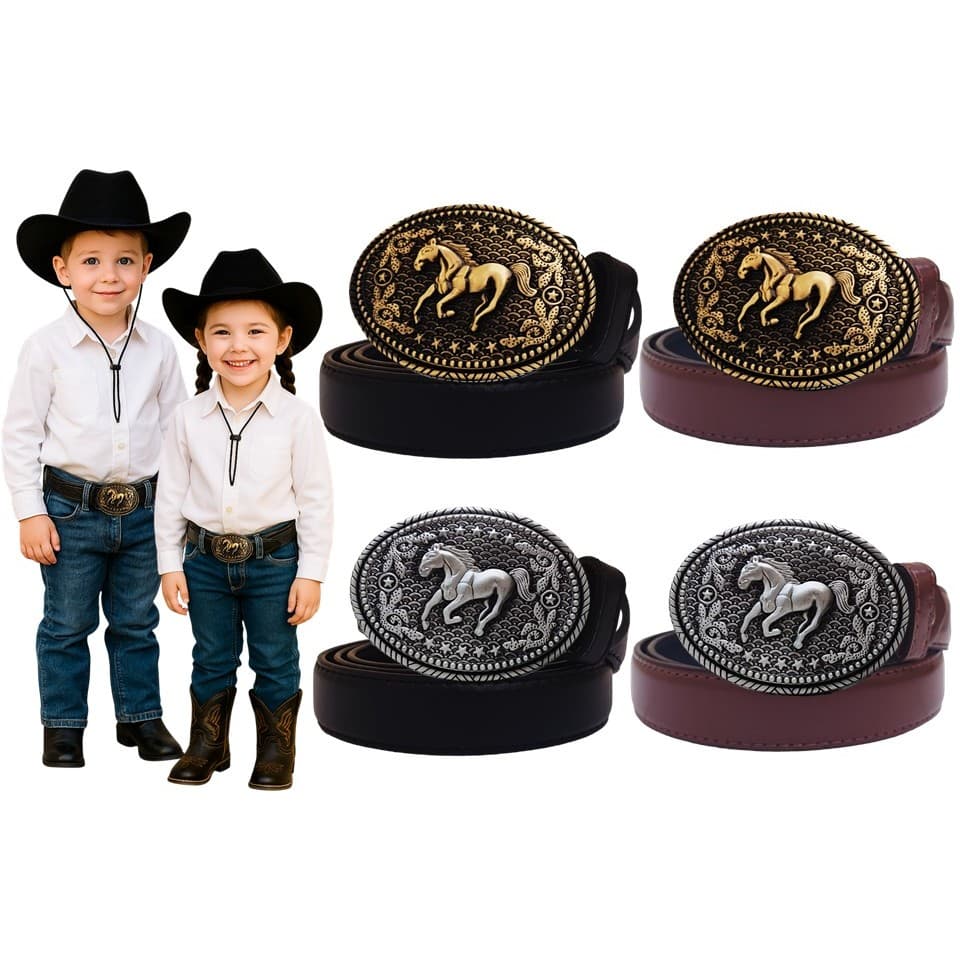 Cinto Fivela Country Menino Cowboy Infantil Bebê Rodeio festa junina São João Unissex