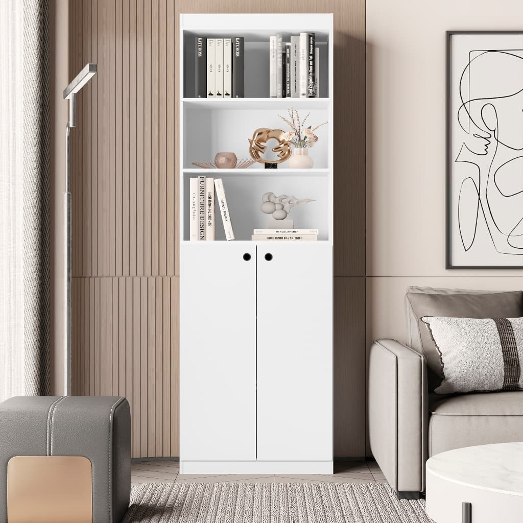 Armário Organizador 05 Prateleiras e 02 Portas Luxo - Várias Cores