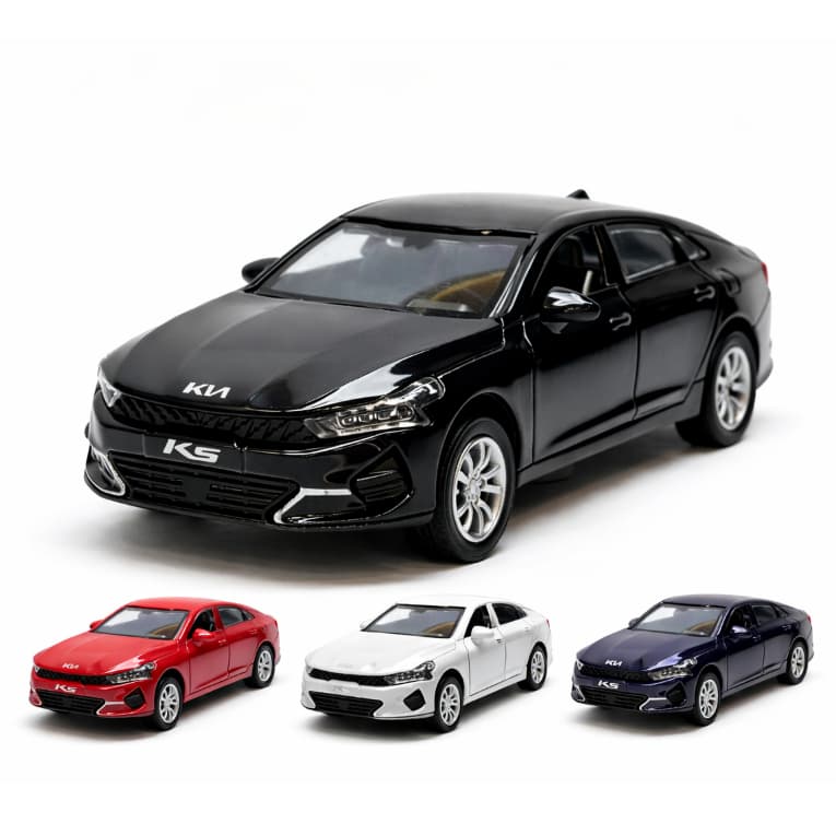 Miniatura Kia K5 1:32 Metal Fricção Abre Portas Premium Colecionável Realista