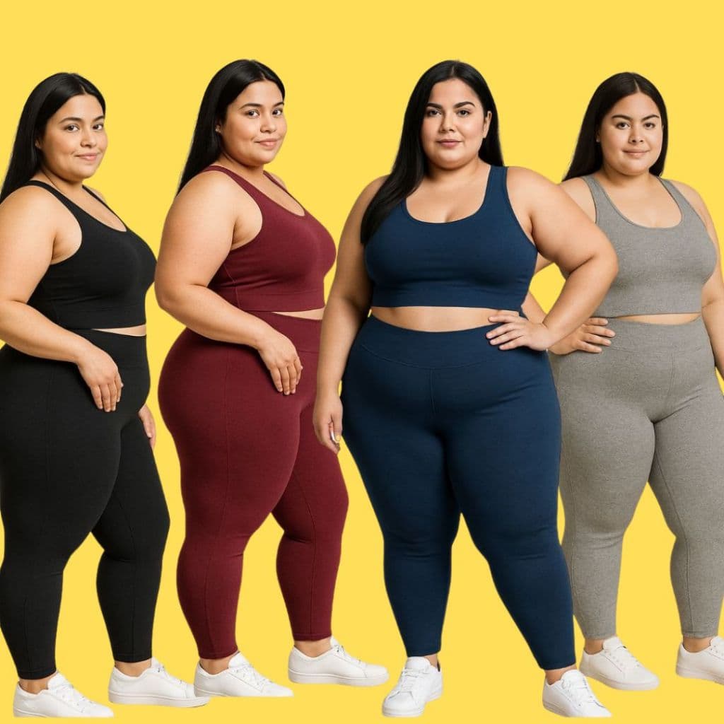 Calça Legging Plus Size Cintura Alta Feminina Suplex que Modela o corpo do G ao G8