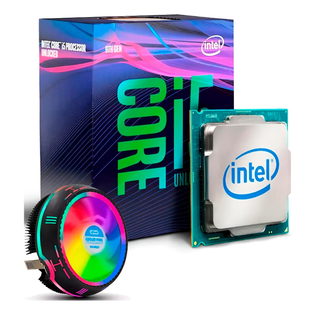 Processador Gamer Intel Core i5-9500 De 6 Núcleos 6 Threads e 4.40ghz De Frequência Com Gráfico Integrado + Cooler