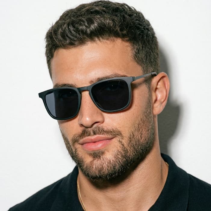 Óculos de Sol Madrid Quadrado Premium Clássico Vintage Retrô Oldstyle uv400 Feminino Masculino