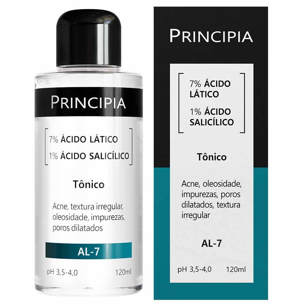 Tônico Principia 7% Ácido Lático + 1% Ácido Salicílico - AL-7