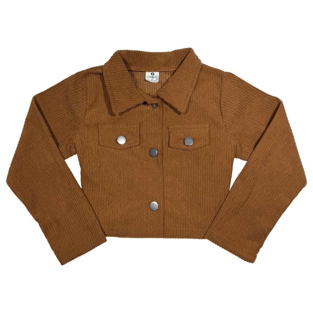Casaco Blazer Veludo Infantil Menina Cotelê