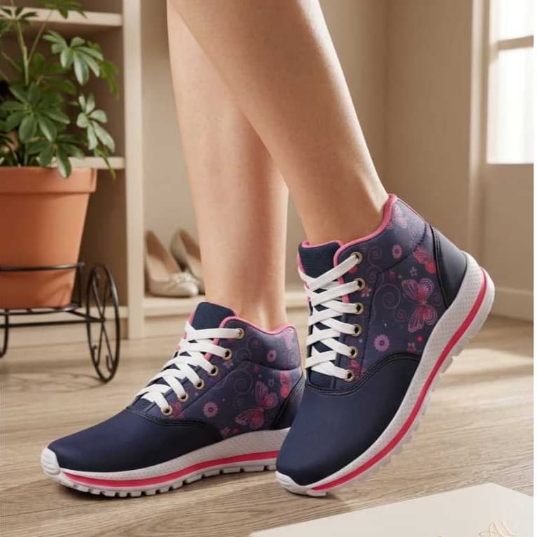 Bota Feminina  Confortável e Leve para caminhada.