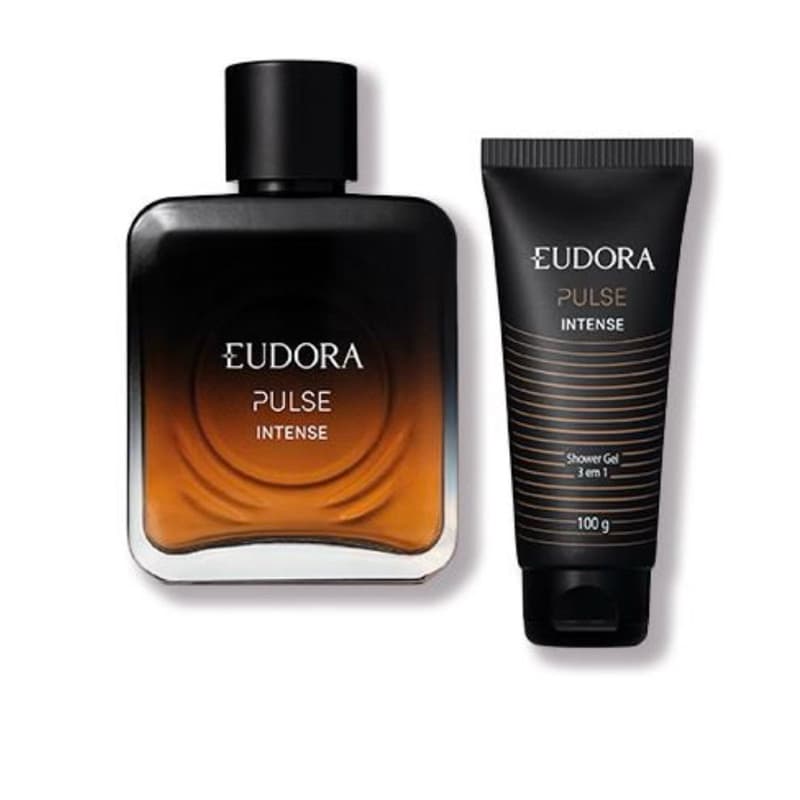 Desodorante Colônia Pulse Intense 100 ml + Shower Gel 100g Eudora