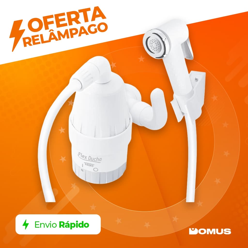Ducha Higiênica Elétrica Fame Flex 4000W para Água Quente