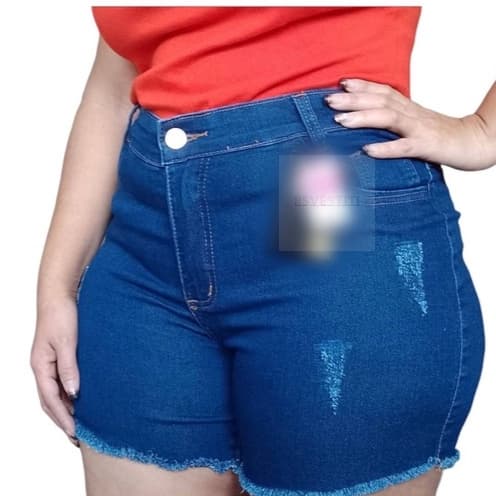 Short meia coxa plus size