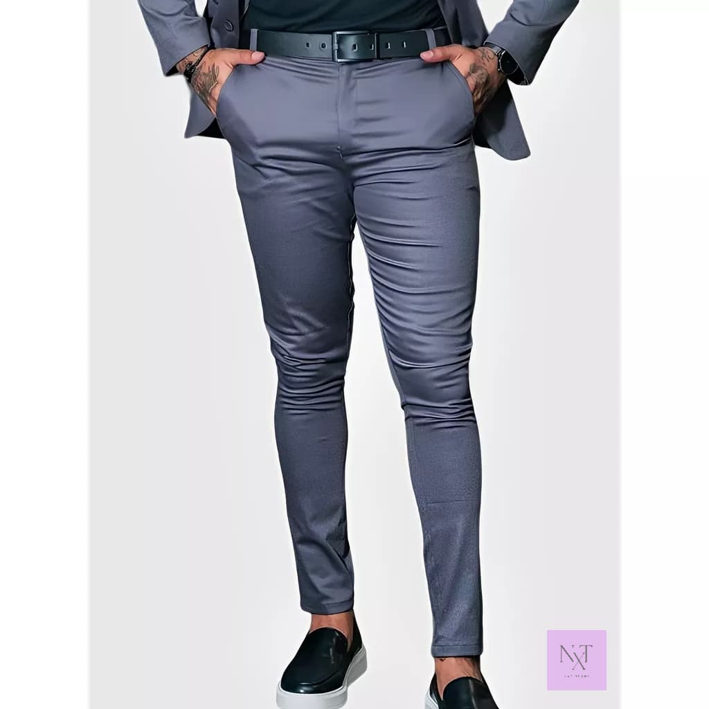 Calça Masculina Alfaiataria de Sarja