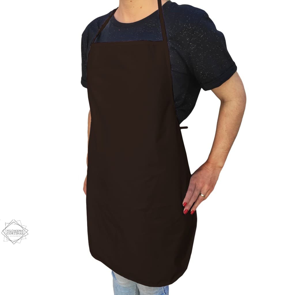 Avental de Cozinha Simples Impermeável de PVC 60x65