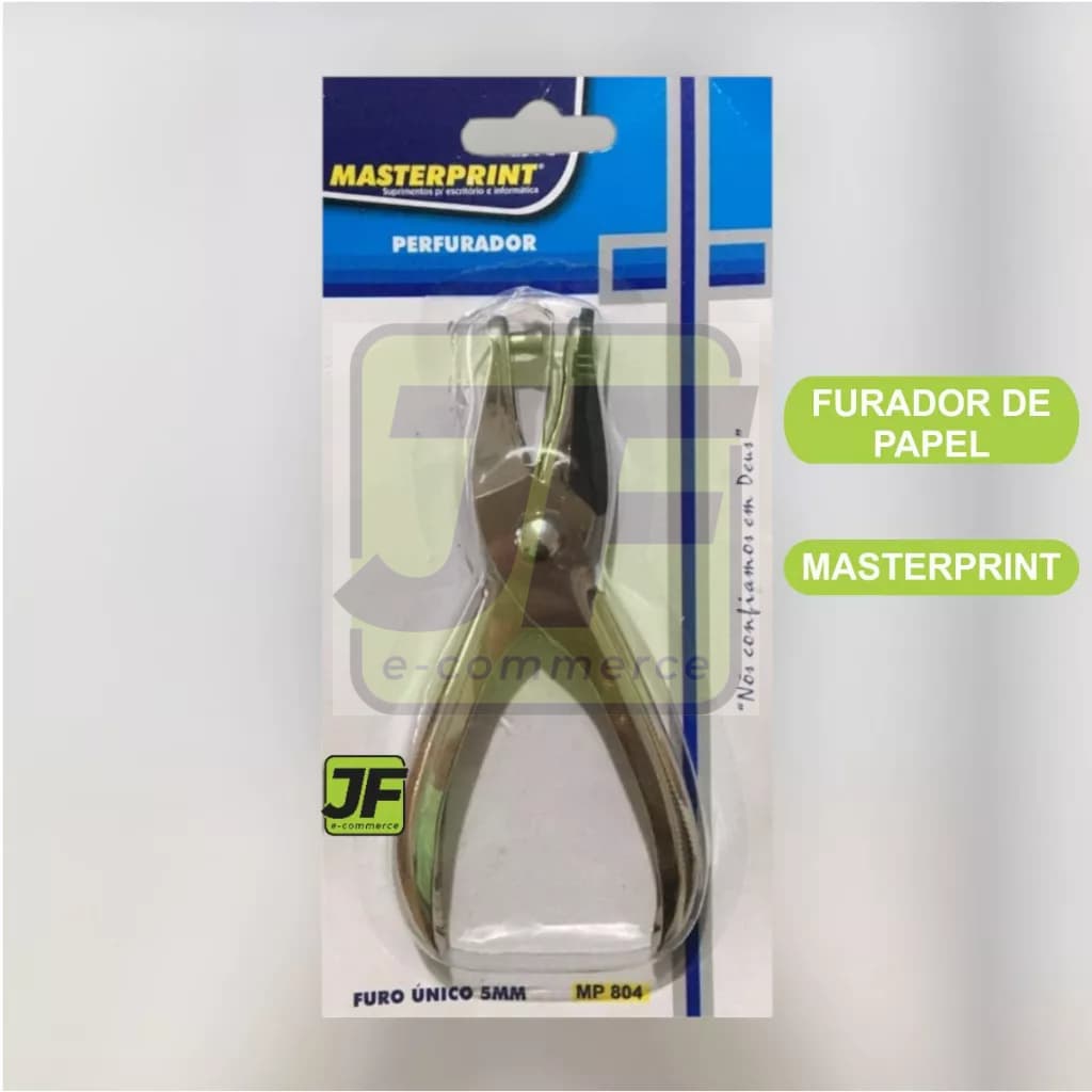 Alicate furador de papel 6mm furo único Masterprint Scrapbook
