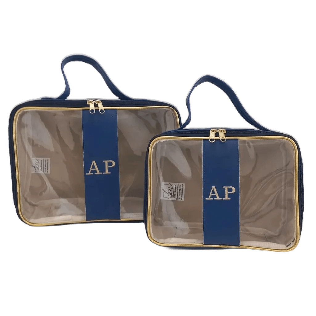 KIT 2 ORGANIZADORES BORDADO SEU NOME