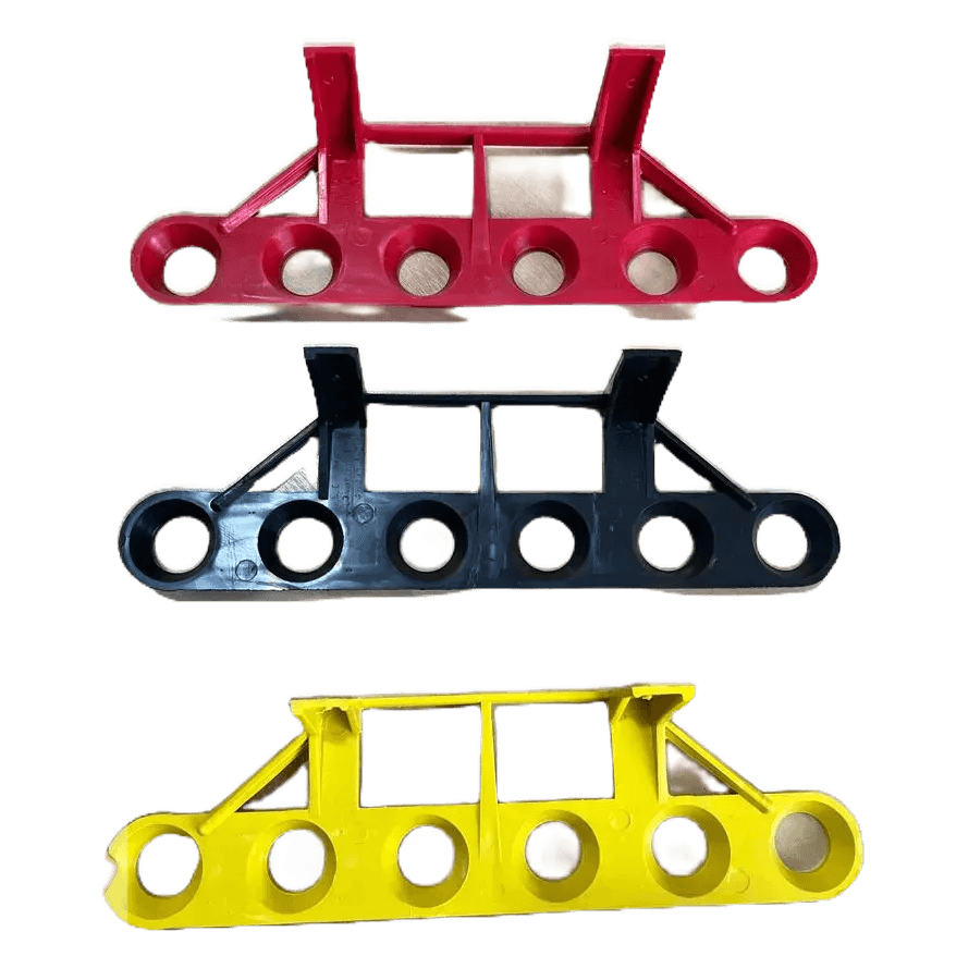 TAQUEIRA TACO DE SINUCA SUPORTE  PLÁSTICO BILHAR SNOOKER P/ 6 TACOS