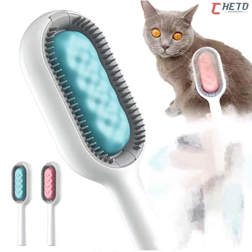 Escova para Gatos Removedor De Pelos Para Cães Escova Gatos Pet Aparador