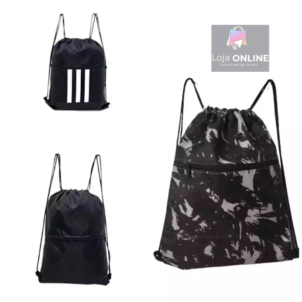 Mochila saco de costa confortável para caminhada e academia