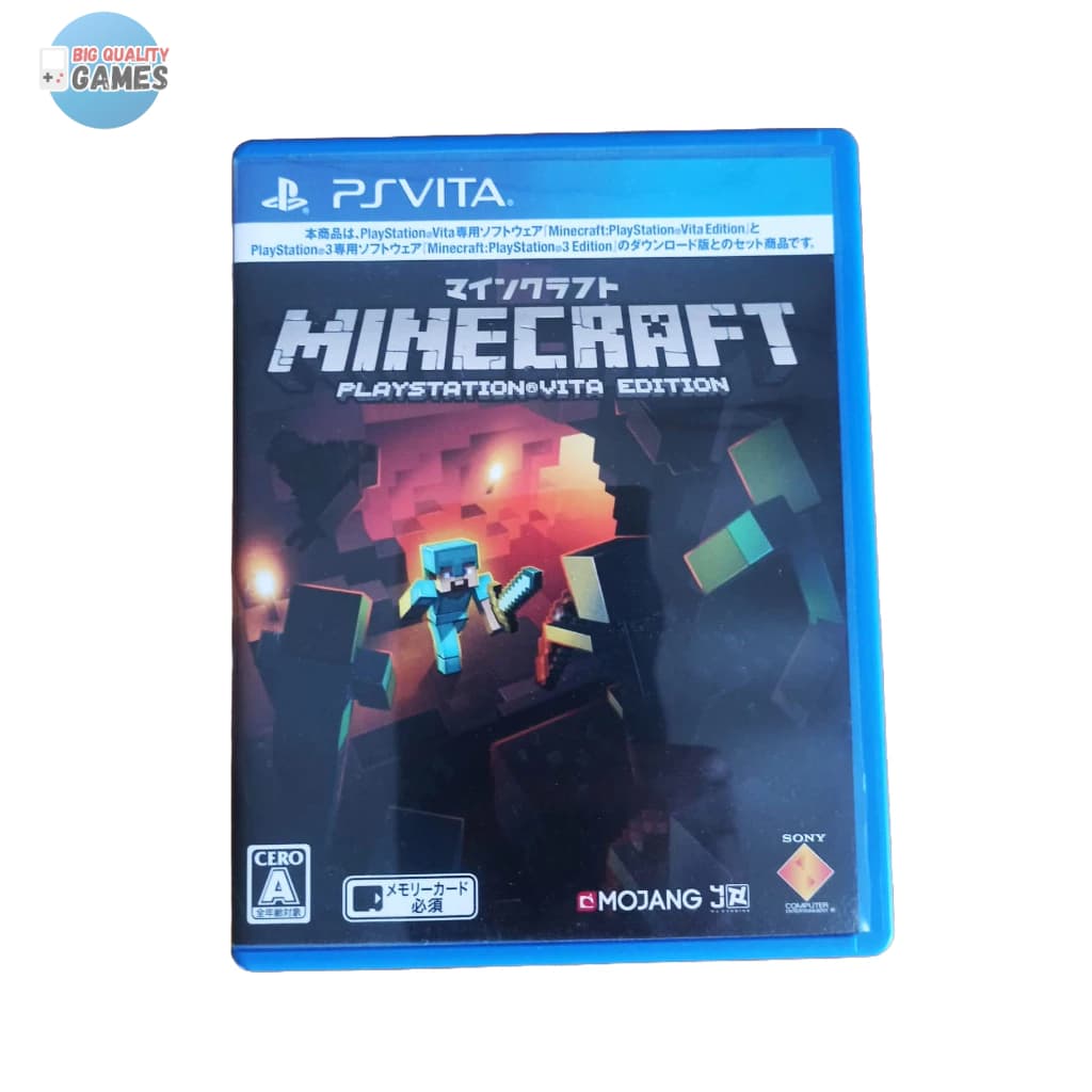 PS Vita - Minercraft - Japonês Completo PT/Br
