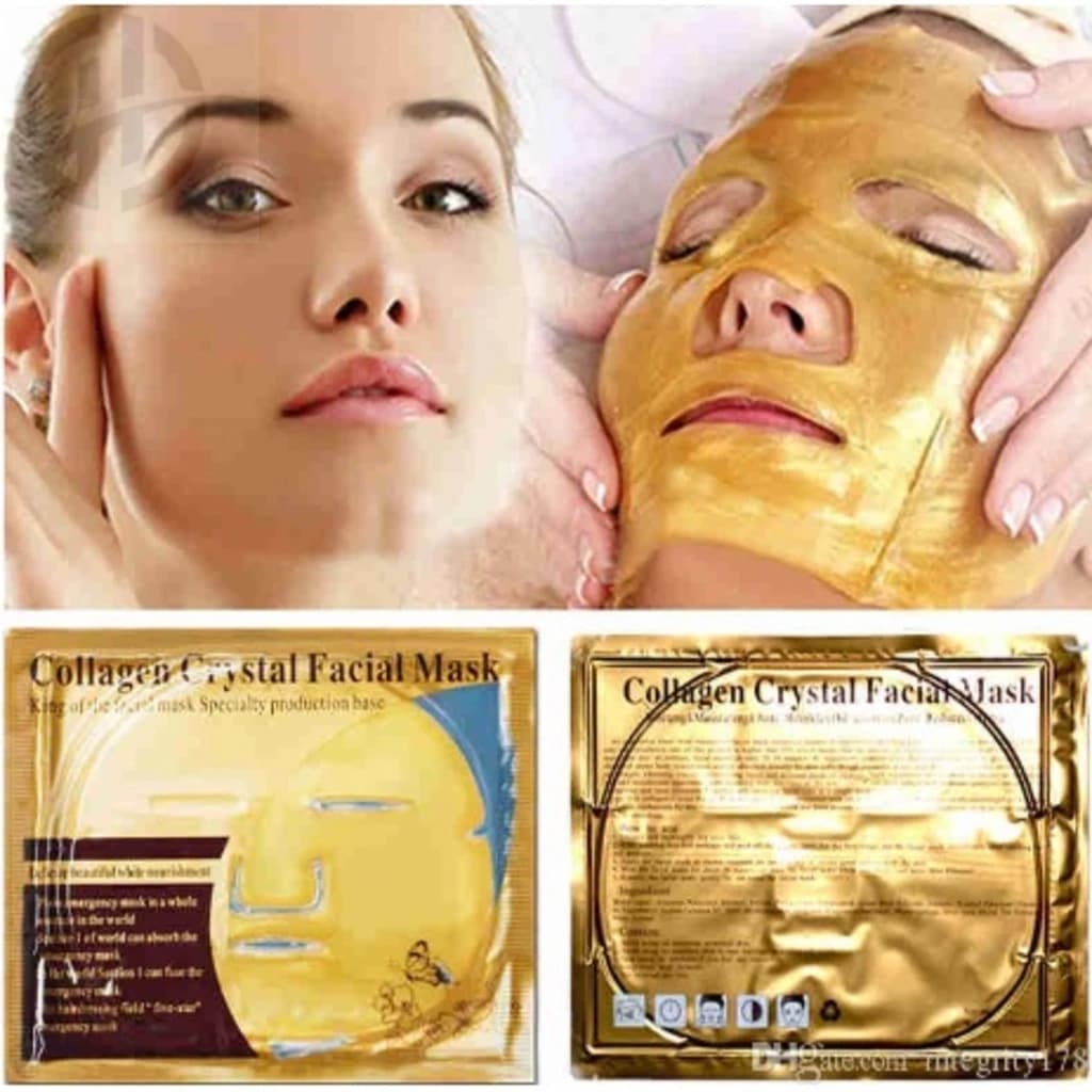 Facial Máscara Ouro Vitamina C, Colágeno Filtro Solar Hidratante e Anti-envelhecimento