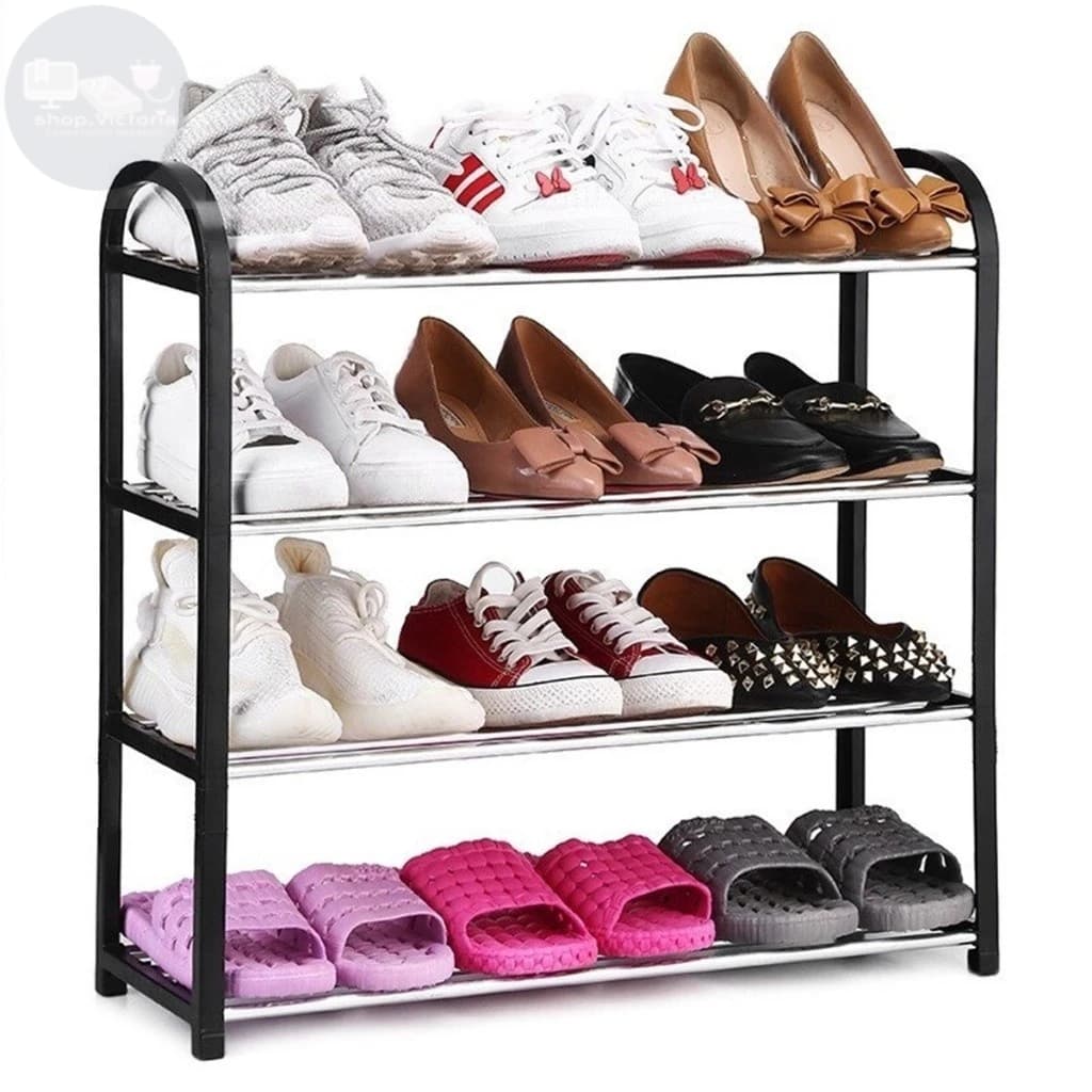 4 Sapateira Andares Desmontável Organizador de Tênis 8 Pares