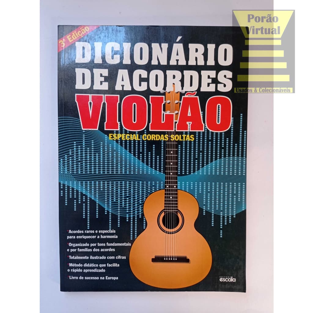 Dicionário De Acordes - Violão / Livro Estudar Aprender Tocar Musica
