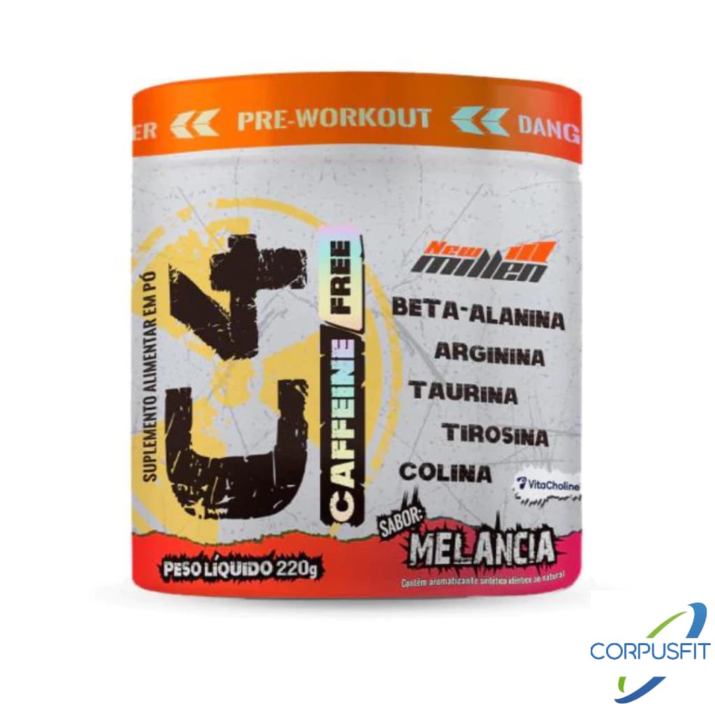 C4 Caffeine Free 220g Com Colina New Millen (Pré Treino Sem Cafeína)