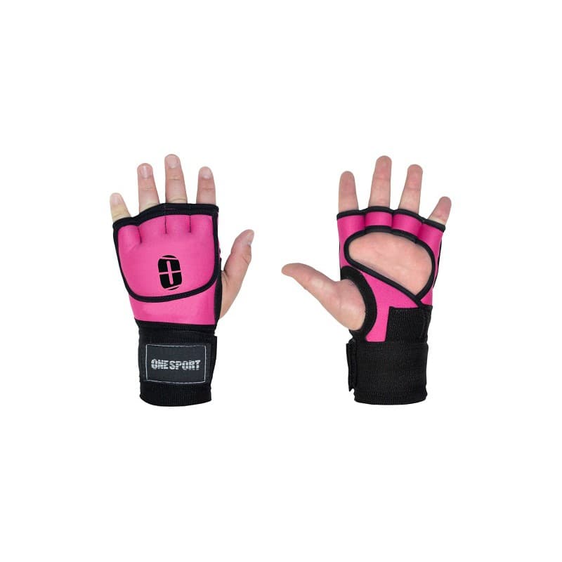 Luva De Treino Sparring MMA Muay Thai Bandagem Rápida Luva Feminina Rosa