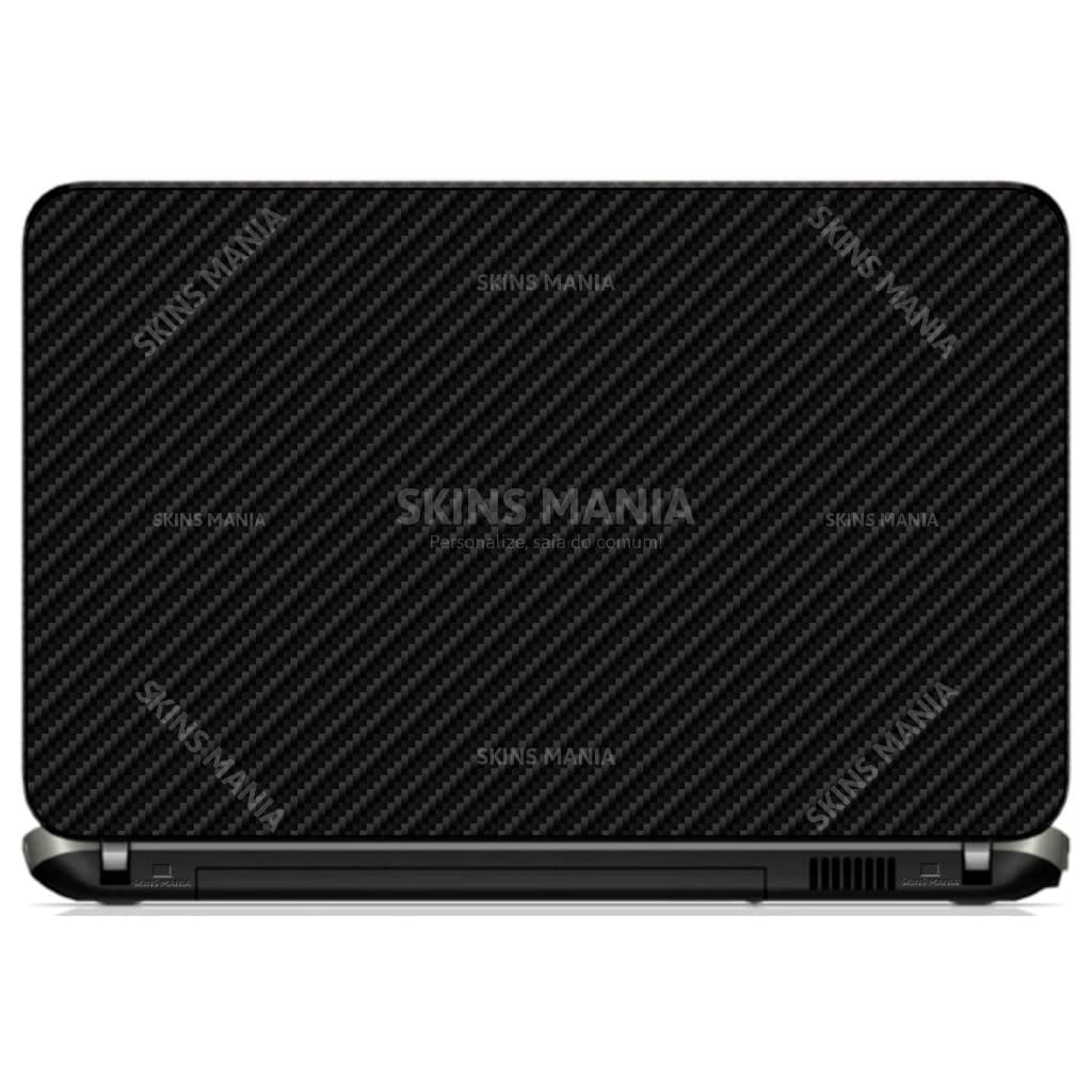 Adesivo Skin Notebook Fibra De Carbono Varias cores [ Preto ]  Dell Samsung Acer Positivo