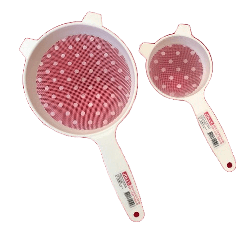 PENEIRA KIT ===NO KIT  CONTEM  01-PENEIRA MEDIA 01-PEQUENA Peneira Tamanho MÉDIO  Pequeno, Ideal Para Sucos e Alimentos Para o Bebê, Cores Suaves..