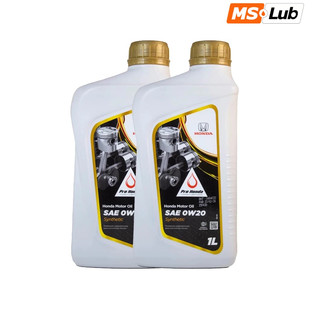 Kit 2 Honda Motor Oil 0w20 Sintético