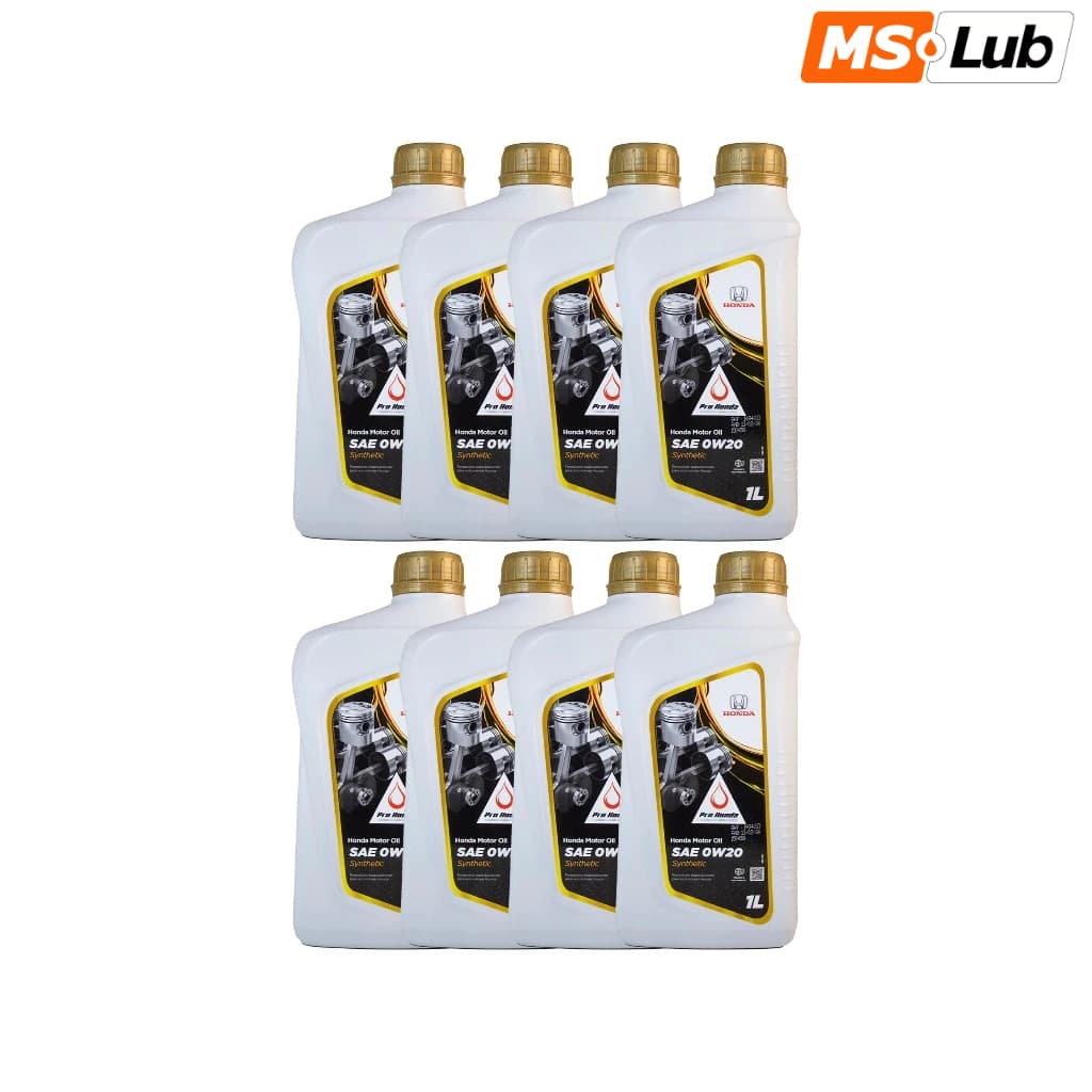 Kit 8 Honda Motor Oil 0w20 Sintético