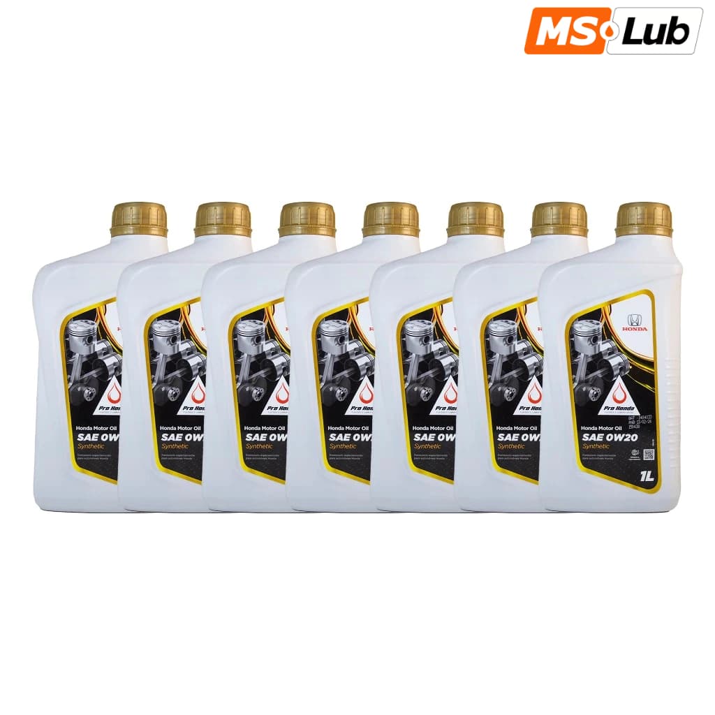 Kit 7 Honda Motor Oil 0w20 Sintético