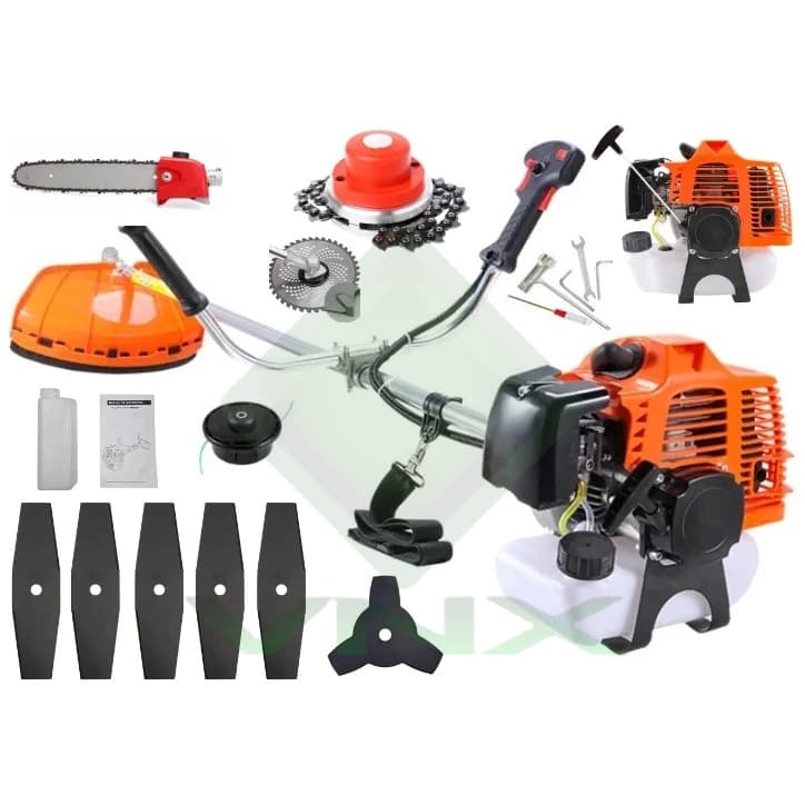 Roçadeira multifuncional 10 X 1 a Gasolina - 3.5hp - 75 Cilindradas - A mais Completa
