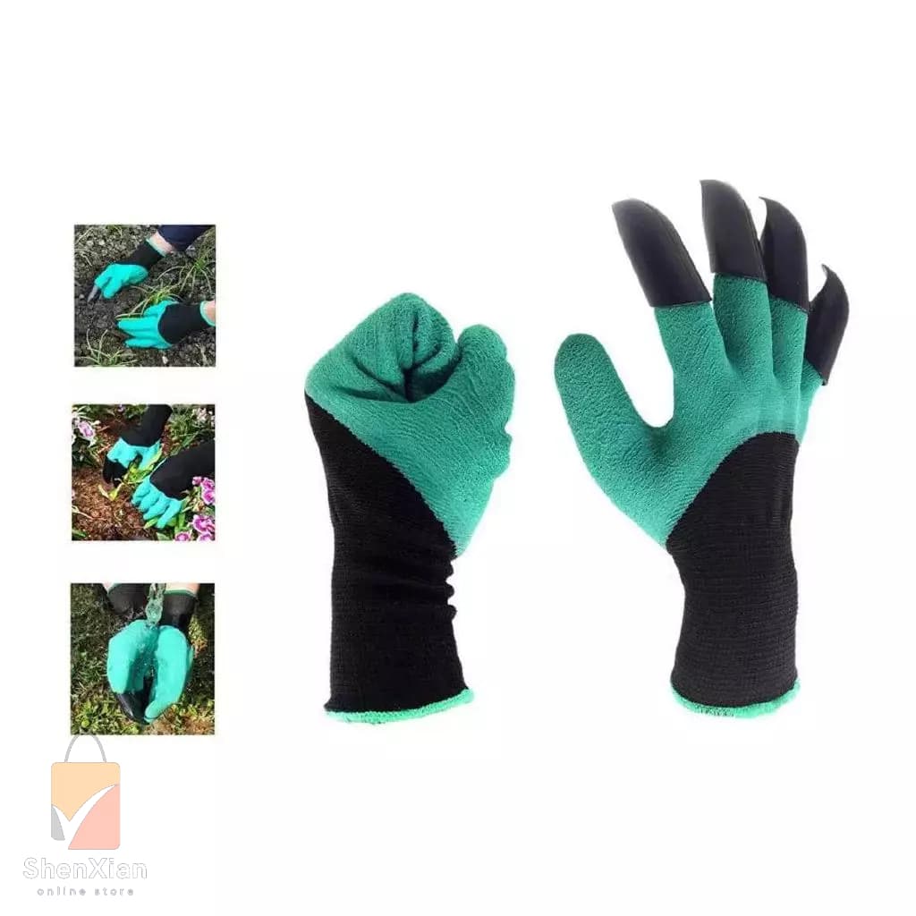 Luvas de Jardinagem Com Garras
