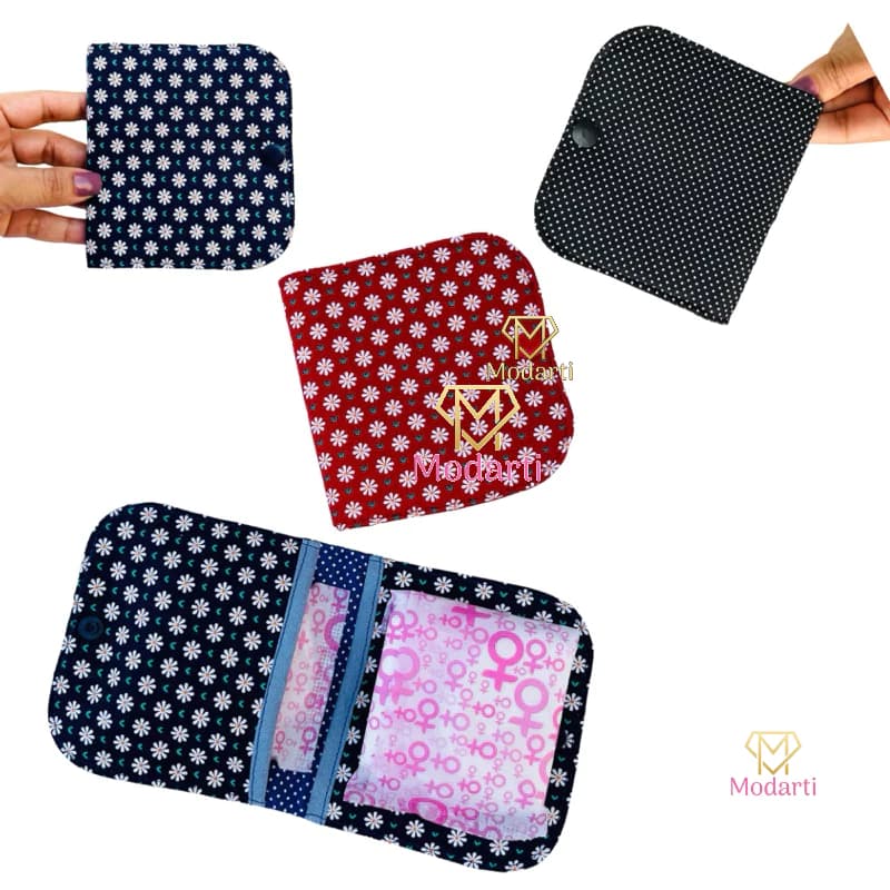 Nécessaire porta absorvente de bolsa,mini necesser porta absorvente de bolsa