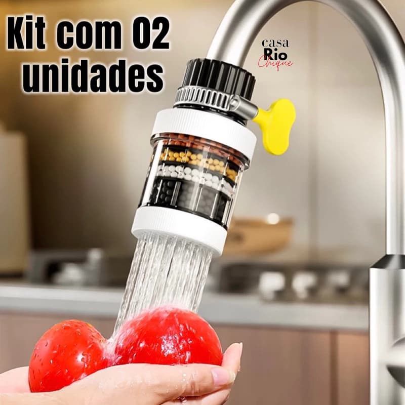 Filtro Com Purificador De Água Em Bico De Arejador Torneira Pia Para Casa Em Cozinha Banheiro Colorido