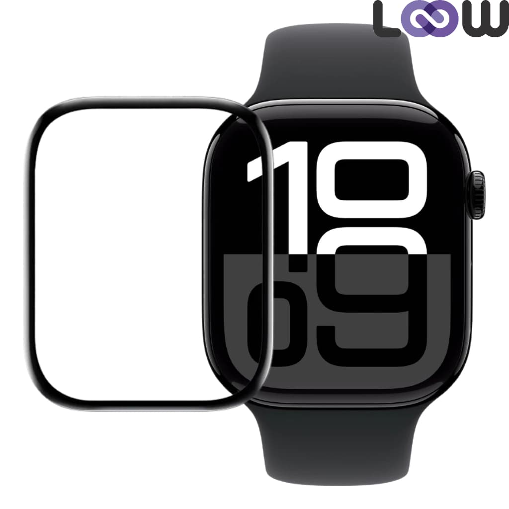 Película Para Apple Watch Series 10 Series 11 46mm 42mm 9d Cerâmica Protetora de Tela