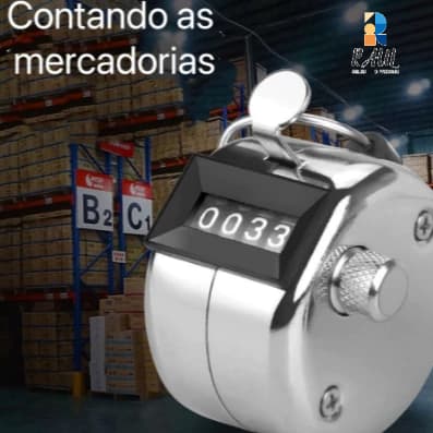 Contador Manual De Pessoas 4 Digitos Controle Entrada