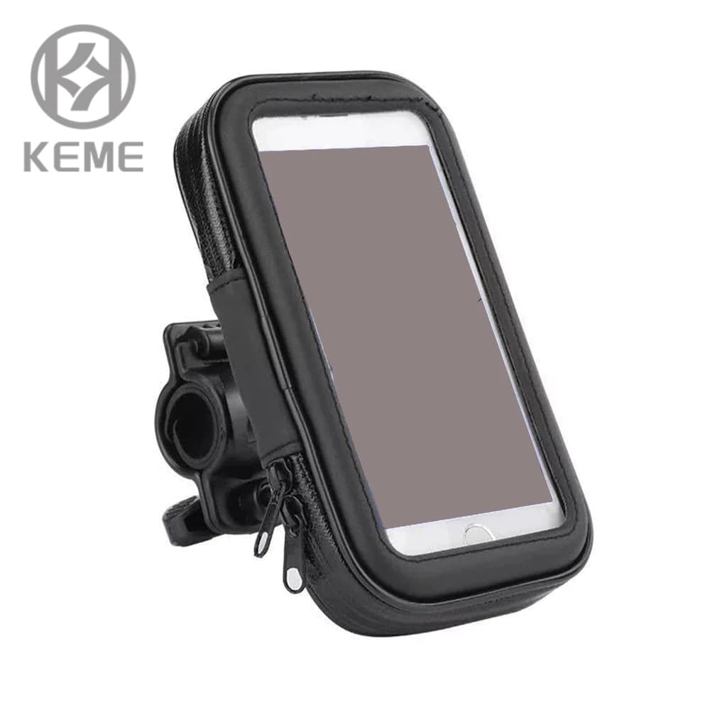 Bolsa Prova D'agua Capa Com Suporte P/ Gps Celular Moto Bike 5.5/6.5 polegadas