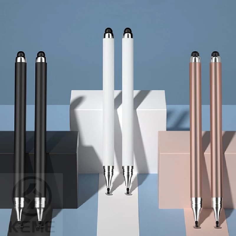 Caneta Stylus Ponta Fina 2 em 1 Tela Touch Screen Celular Tablet Universal