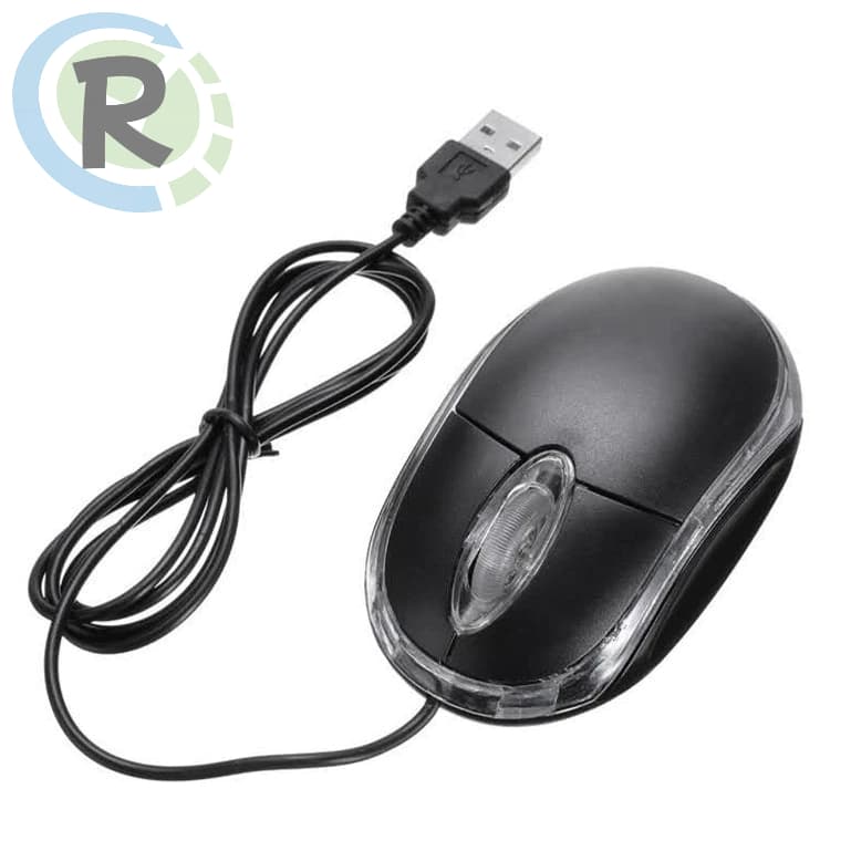 Mouse Com Fio Usb Mini Para Notebook Computador Ergonômico