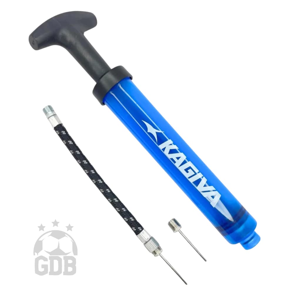 Bomba de Ar Manual Kagiva Dupla Ação Azul/Preto Para Bolas