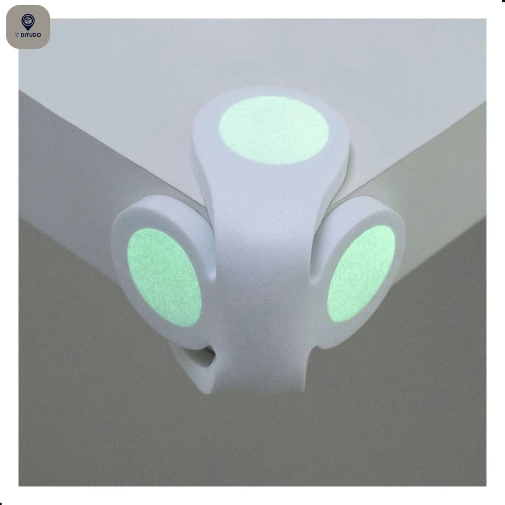 Protetor de Quina Infantil Brilha No Escuro 2 Unidades Pimpolho