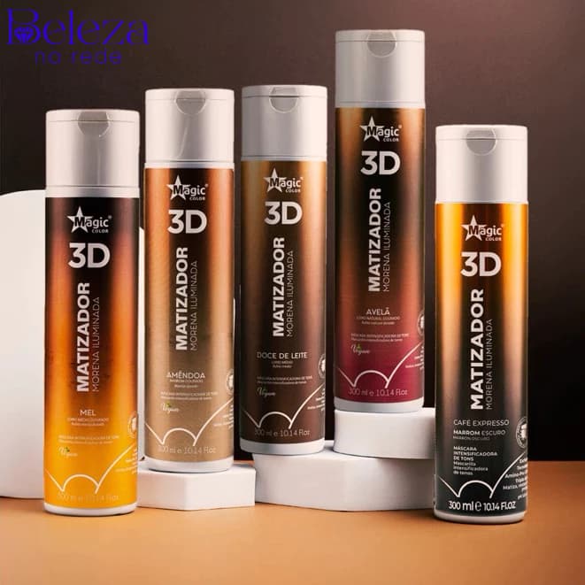 Magic Color Morena Iluminada Mascara Matizadora - Deixe Seu Cabelo Perfeito (Escolha o Seu)