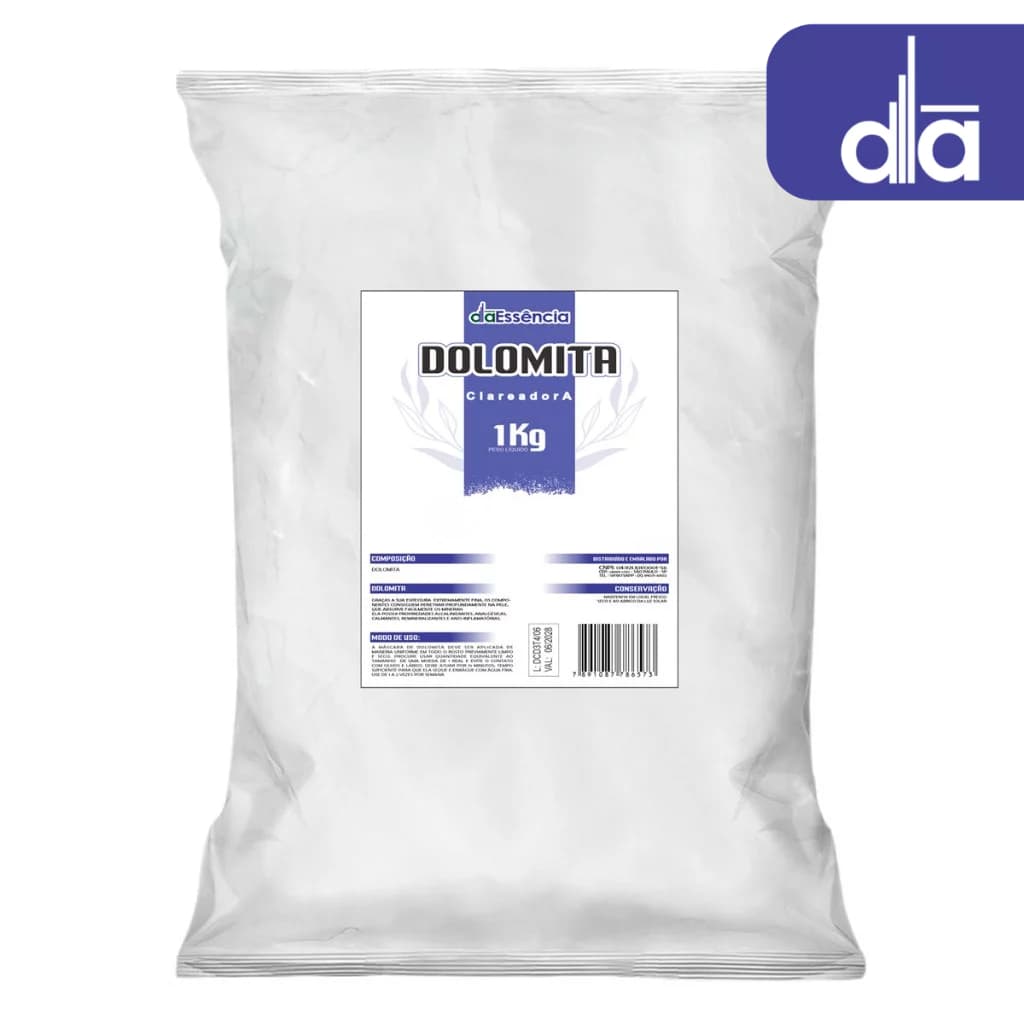 Dolomita Em Pó Clareadora Manchas 1kg Daessência