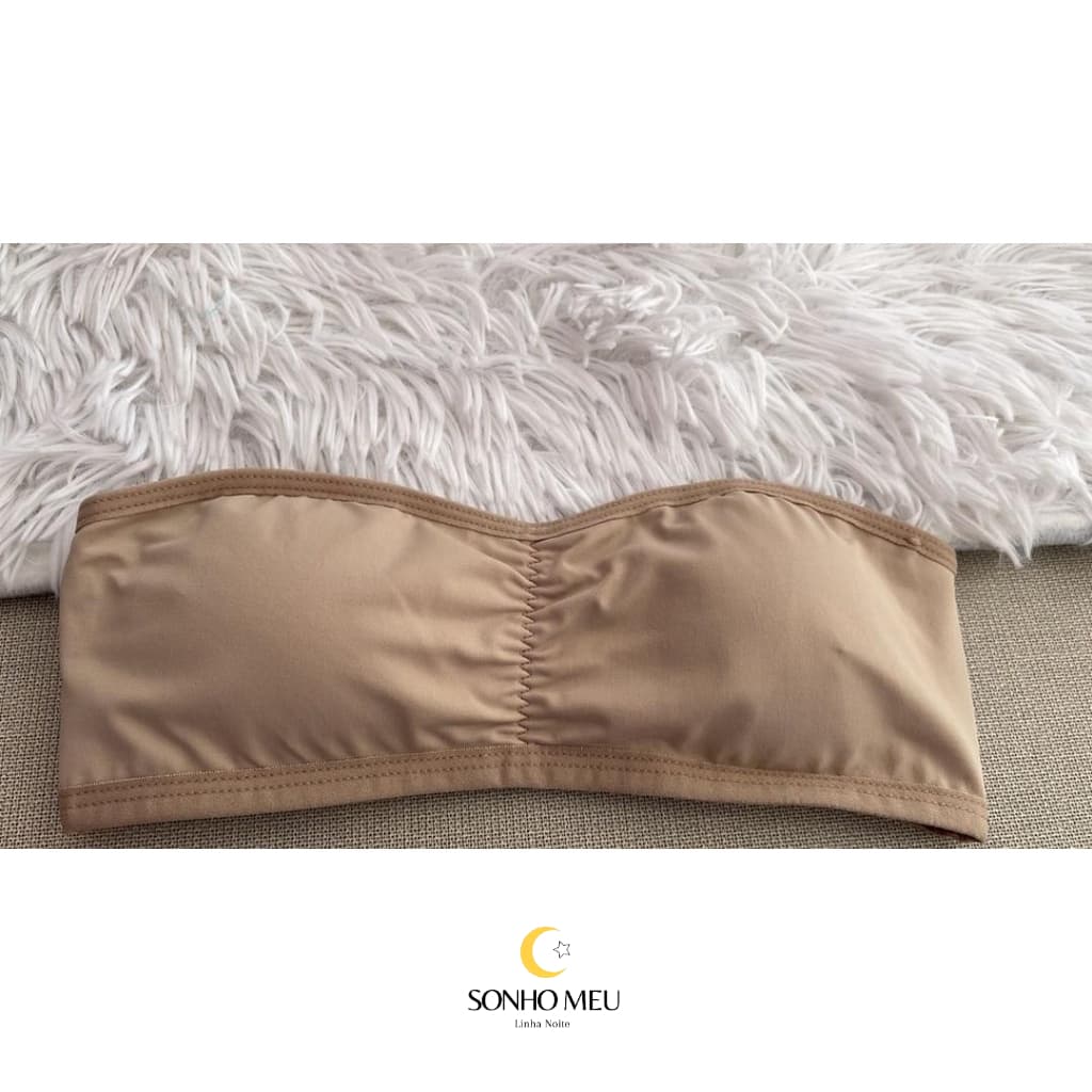 Tomara que caia juvenil Menina moça Top sutiã bustiê com bojo removível qualidade