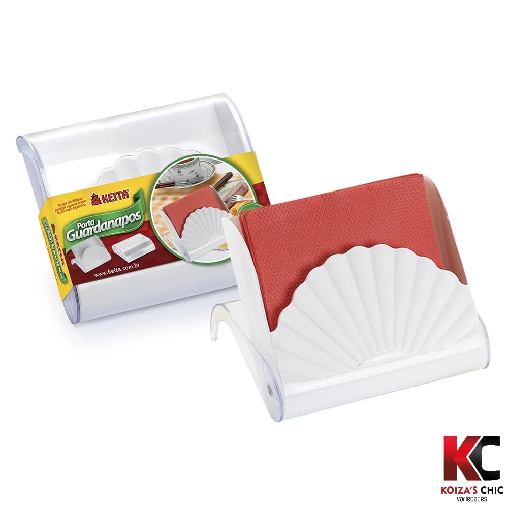 Porta Guardanapos Com Tampa Retrátil