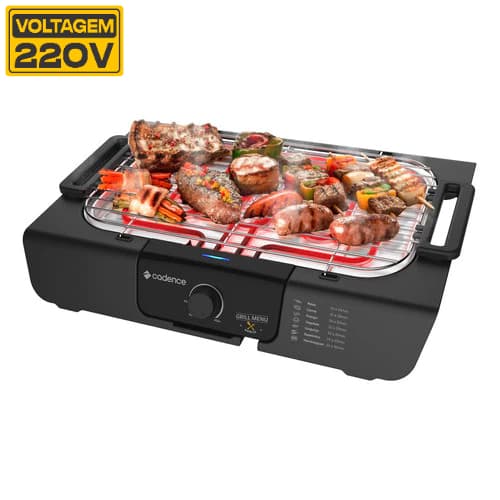 Churrasqueira Elétrica Grill Menu Grl810 Cadence 220v