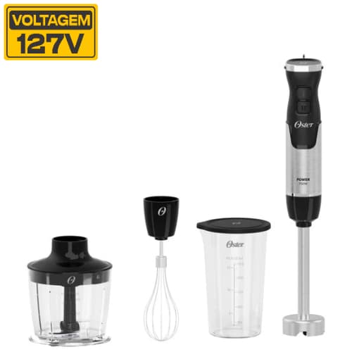 Mixer Power Oster Black Inox 3 Em 1 Omix 570 127v