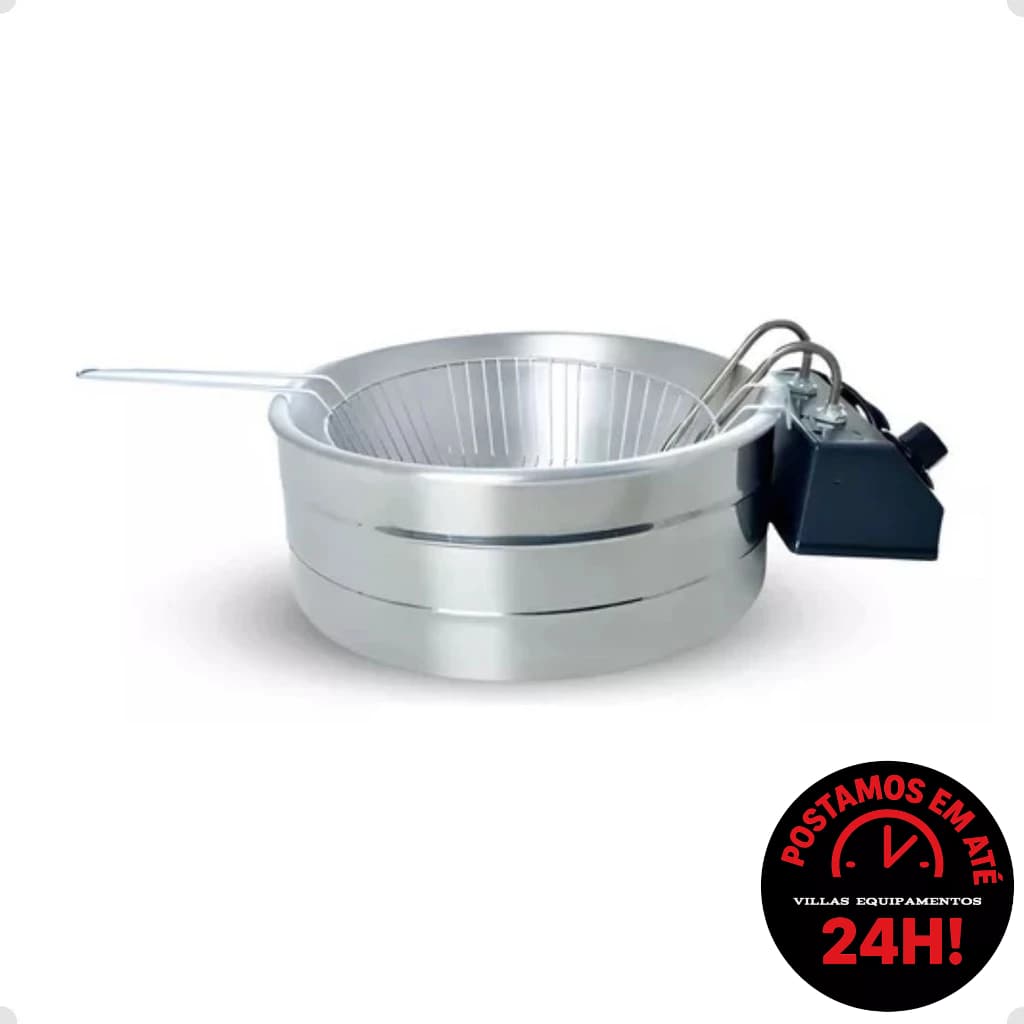 Fritadeira Elétrica Inox 5 Litros Industrial Profissional