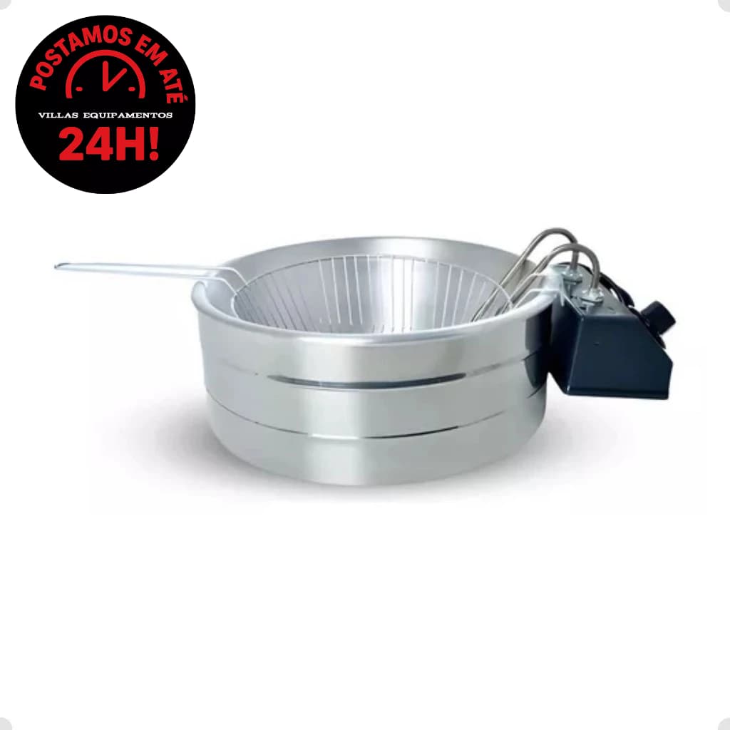 Fritadeira Elétrica Inox 3,5 Litros Industrial Profissional